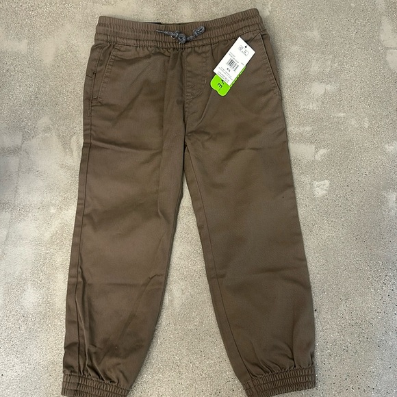 NWT Volcom Youth Frickin Slim Joggers in Mushroom - Picture 1 of 4